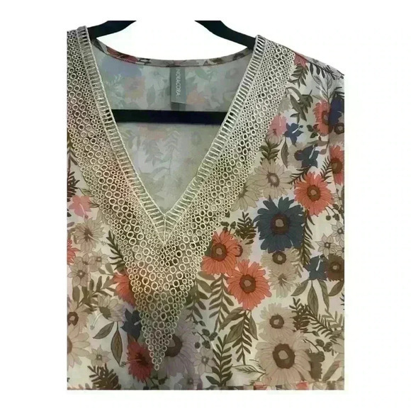 Noracora Floral Boho Maxi Dress - Size Small - Picture 2 of 4